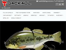 Tablet Screenshot of jackall.com.au
